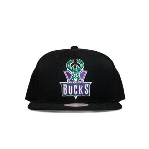Mitchell & Ness cap snapback Milwaukee Bucks black Wool Solid Snapback