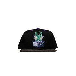 Mitchell & Ness cap snapback Milwaukee Bucks black XL Iridescent Snapback