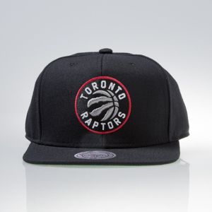 Mitchell & Ness cap snapback Toronto Raptors black WOOL SOLID NL99Z