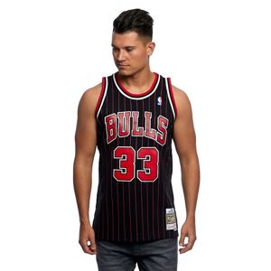 Mitchell & Ness Chicago Bulls #33 Scottie Pippen black / red Swingman Jersey