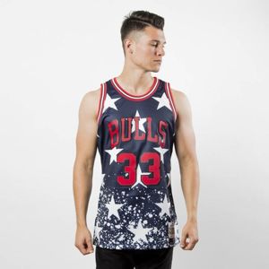 Mitchell & Ness Chicago Bulls #33 Scottie Pippen navy / red Swingman Jersey