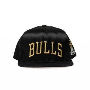 Mitchell & Ness Chicago Bulls Snapback Cap black Gold Toile Snapback