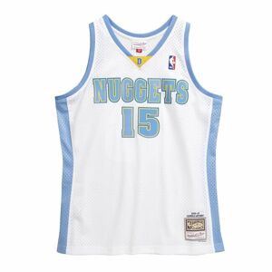 Mitchell & Ness Denver Nuggets #15 Carmelo Anthony Swingman Jersey white