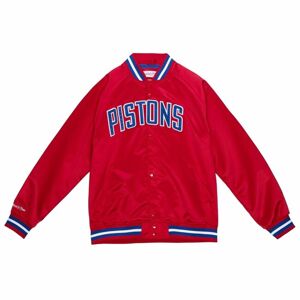 Mitchell & Ness Detroit Pistons Lightweight Satin Jacket red