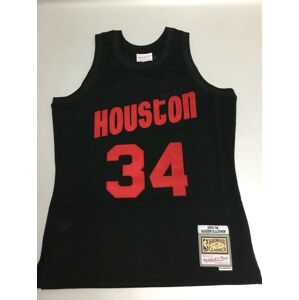 Mitchell & Ness Houston Rockets #34 Hakeem Olajuwon Team Color Swingman Jersey black