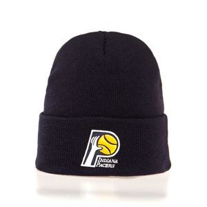 Mitchell & Ness Indiana Pacers Beanie navy Team Logo Cuff Knit