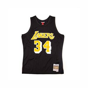 Mitchell & Ness Los Angeles Lakers #34 Shaquille O'Neal Team Color Swingman Jersey black