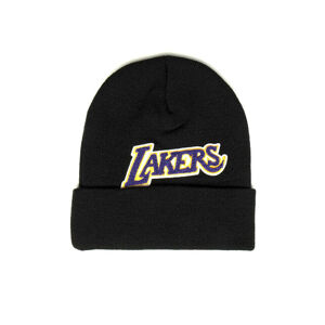 Mitchell & Ness Los Angeles Lakers Beanie Chenille Logo Cuff Knit black