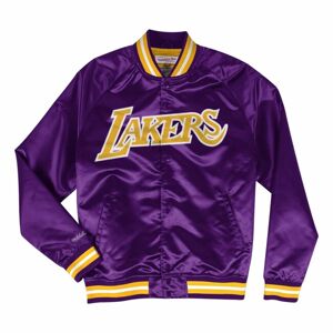 Mitchell & Ness Los Angeles Lakers Lightweight Satin Jacket purple