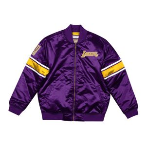 Mitchell & Ness Los Angeles Lakers purple Heavyweight Satin Jacket