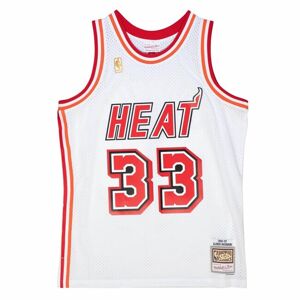 Mitchell & Ness Miami Heat #33 Alonzo Mourning NBA White Jersey white