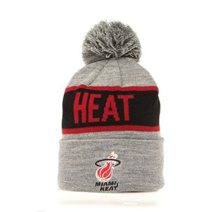 Mitchell & Ness Miami Heat Beanie grey/black Team Tone Knit
