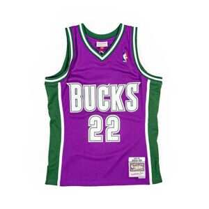 Mitchell & Ness Milwaukee Bucks #22 Michael Redd Swingman Jersey purple
