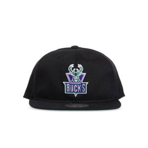 Mitchell & Ness Milwaukee Bucks Snapback Cap black Team Logo Deadstock Throwback Snapback