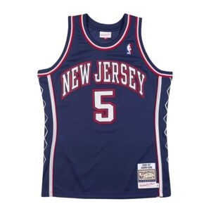Mitchell & Ness New Jersey Nets #5 Jason Kidd Swingman Jersey navy