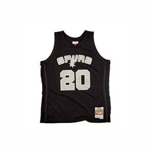 Mitchell & Ness San Antonio Spurs #20 Manu Ginobili Team Color Swingman Jersey black