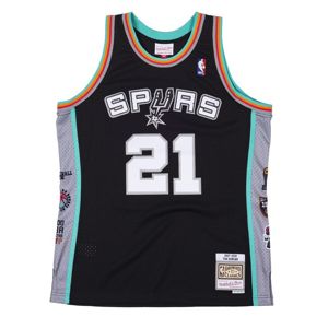 Mitchell & Ness San Antonio Spurs #21 Tim Duncan black Swingman Jersey
