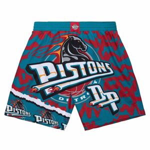 Mitchell & Ness shorts Detroit Pistons Jumbotron 2.0 Submimated Mesh Shorts teal