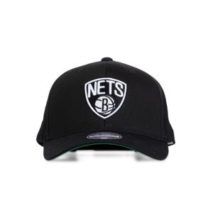 Mitchell & Ness snapback Brooklyn Nets black Team Logo High Crown 6 Panel 110 Snapback