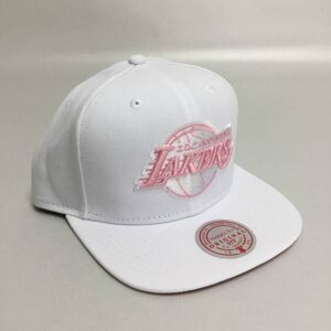 Mitchell & Ness snapback Los Angeles Lakers Summer Suede Snapback white