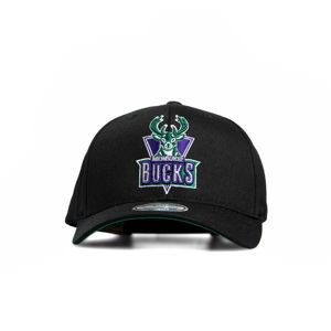 Mitchell & Ness snapback Milwaukee Bucks black Team Logo High Crown 6 Panel 110 Snapback