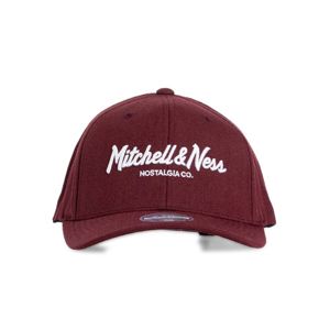 Mitchell & Ness snapback Own Brand burgundy Pinscript Snapback