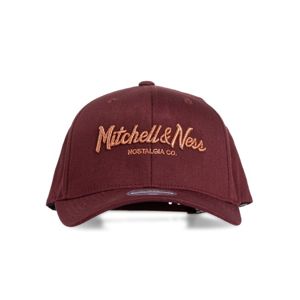 Mitchell & Ness snapback Own Brand burgundy/copper Metallic Pinscript