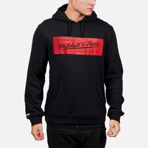 Mitchell & Ness sweatshirt Branded M&N Box Logo Hoody black/red