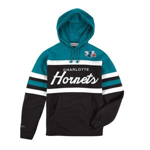Mitchell & Ness sweatshirt Charlotte Hornets blue/black Head Coach Hoody