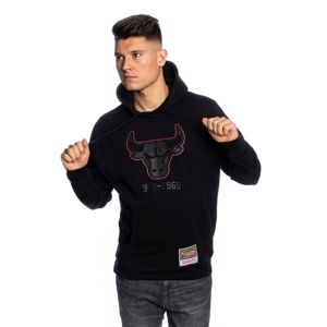 Mitchell & Ness sweatshirt Chicago Bulls black Logo Pop Hoody