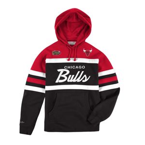 Mitchell & Ness sweatshirt Chicago Bulls red/black Head Coach Hoody