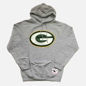 Mitchell & Ness sweatshirt Green Bay Packers NFL Team Logo Hoody grey