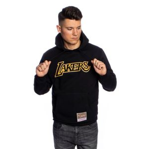 Mitchell & Ness sweatshirt Los Angeles Lakers black Logo Pop Hoody