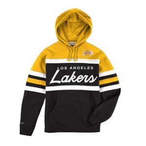 Mitchell & Ness sweatshirt Los Angeles Lakers gold/black Head Coach Hoody