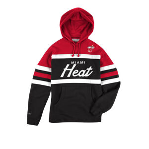 Mitchell & Ness sweatshirt Miami Heat Head Coach Hoody red/black