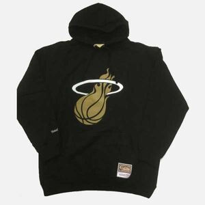 Mitchell & Ness sweatshirt Miami Heat NBA Gold Team Logo Hoody black