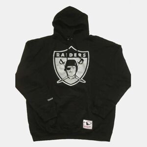 Mitchell & Ness sweatshirt Oakland Raiders NFL Gold Team Logo Hoody black
