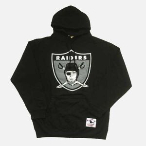 Mitchell & Ness sweatshirt Oakland Raiders NFL Team Logo Hoody black