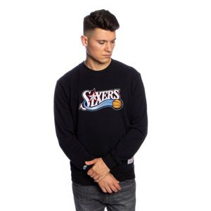 Mitchell & Ness sweatshirt Philadelphia 76ers black Embroidered Logo Crew