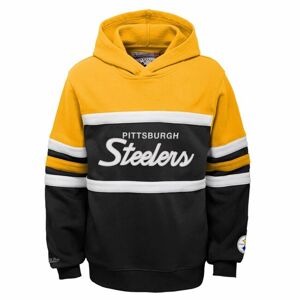Mitchell & Ness sweatshirt Pittsburgh Steelers Head Coach Hoody black/yellow