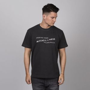 Mitchell & Ness T-shirt Label Tee black