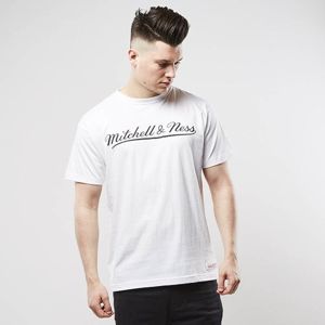 Mitchell & Ness t-shirt Own Brand white / black M&N Script Logo