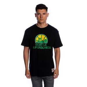 Mitchell & Ness T-shirt Seattle Supersonics black HWC Team Logo Traditional