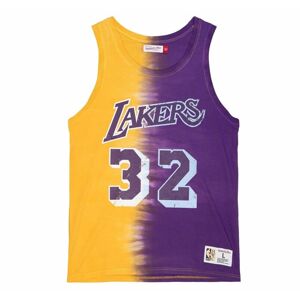 Mitchell & Ness tank top Los Angeles Lakers Tie Dye Cotton N&M Tank purple/yellow