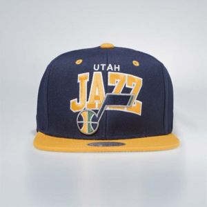 Mitchell & Ness Utah Jazz Snapback Cap navy / yellow Team Arch