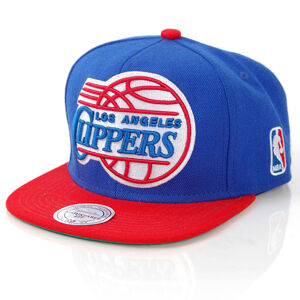 Mitchell & Ness XL Logo LA Clippers 2 Tone Snapback