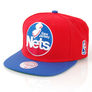 Mitchell & Ness XL Logo New Jersey Nets 2 Tone Snapback