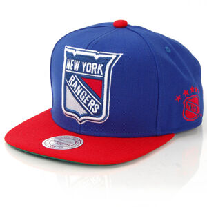 Mitchell & Ness XL Logo New York Rangers 2 Tone Snapback