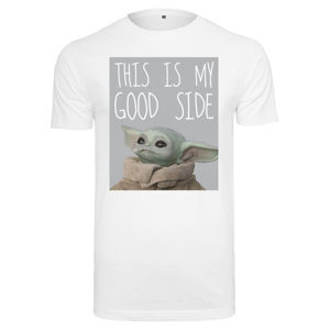Mr. Tee Baby Yoda Good Side Tee white
