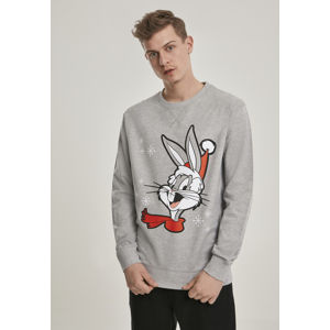 Mr. Tee Bugs Bunny Christmas Crewneck heather grey